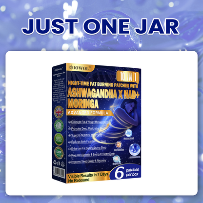 IOWOL ® NIGHT-TIME FAT BURNING PATCHES! ZERO PILLS & ZERO WASTE & ZERO STRUGGLE &50% RESULTS.
