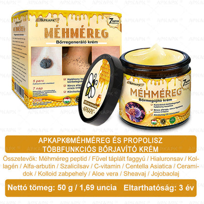 🐝🥇 𝖠𝖯𝖪𝖠𝖯𝖪® Méhméreg Bőr Helyreállító Krém 🔥 Magyar fejlesztés, magyarországi gyártás és szállítás