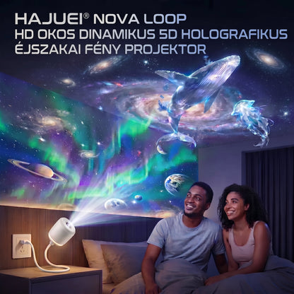 🌌 HAJUEI® 5D intelligens csillagprojektor – Varázsold otthonodat lenyűgöző univerzummá ✨