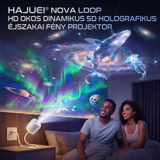 🌌 HAJUEI® 5D intelligens csillagprojektor – Varázsold otthonodat lenyűgöző univerzummá ✨
