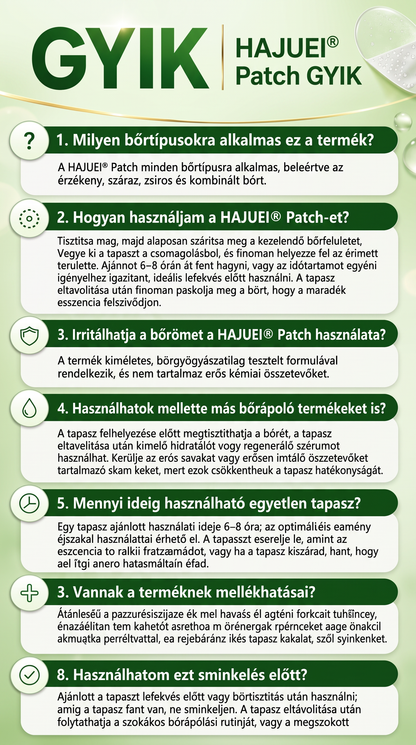 🇭🇺 HAJUEI® 2-az-1-ben Mikrotű & Hidrokoloid Tapasz | Láthatatlan Csillag Tapasz Bőrhibákra, Pattanásokra és Egyenetlen Bőrfelszínre | Arcra és Testre | 144 db ✨