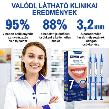 PureShade®👍🦷GumRevive Ínyregeneráló Gél – Az egészségesebb ínyért és magabiztosabb mosolyért 🦷