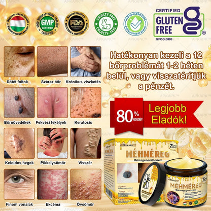 🐝🥇 𝖠𝖯𝖪𝖠𝖯𝖪® Méhméreg Bőr Helyreállító Krém 🔥 Magyar fejlesztés, magyarországi gyártás és szállítás
