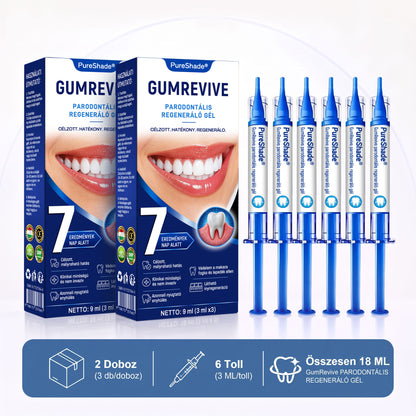 PureShade®👍🦷GumRevive Ínyregeneráló Gél – Az egészségesebb ínyért és magabiztosabb mosolyért 🦷