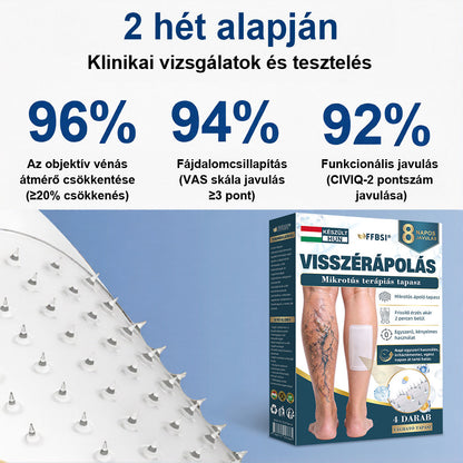 ✨🧑‍⚕️  FFBSI® Visszérápoló Mikrotűs Gondozó Tapasz ⚡ Azonnali Megkönnyebbülés, Hosszú Távú Eredmények